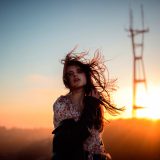 In the sun rays