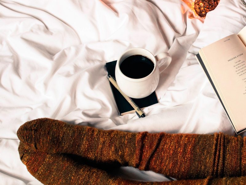 Coffee and book